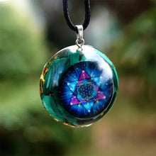 Load image into Gallery viewer, 1PC Energy Orgonite Malachite Pendant Necklace for Healing