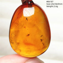 Load image into Gallery viewer, Natural Baltic Amber Teardrop Pendant – Premium Genuine Yellow Amber Necklace Gift