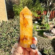 Load image into Gallery viewer, 1PC Golden Healer Quartz Obelisk for Healing