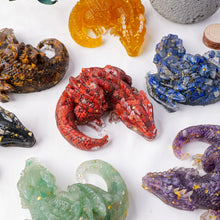 Load image into Gallery viewer, 1PC Natural Crystal Dragon Figurine Sculpture for Home Office Decoration