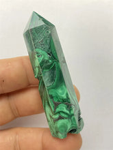 Load image into Gallery viewer, 1PC Natural Malachite Free Form Obelisk Mineral Specimen for Healing