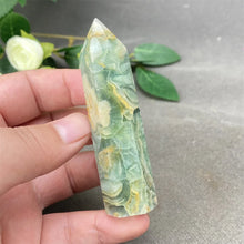 Load image into Gallery viewer, 1PC Natural Rare Green Emerald Crystal Obelisk for Healing