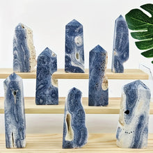 Load image into Gallery viewer, 1PC Natural Blue Coral Crystal Obelisk for Healing