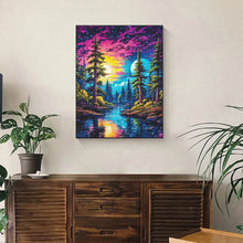 Load image into Gallery viewer, 5D Diamond Art Painting Aurora Landscape Mosaic Embroidery Cross Stitch Kit Full Round Rhinestone DIY Wall Home Decor
