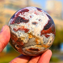 Load image into Gallery viewer, 1PC Natural Money Agate Sphere Home Decor