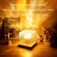 Load image into Gallery viewer, Ocean Wave Aurora Projector Light Touch LED Night Lamp Remote Dimmable Auto Rotating USB Powered 16 Colors
