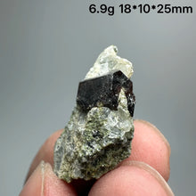 Load image into Gallery viewer, 1PC Natural Dark Brown Andradite Garnet Cluster Raw Crystal Mineral Specimen Home Decor