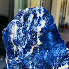 Load image into Gallery viewer, Natural Large Noble Dark Blue Sodalite Raw Stone Specimen