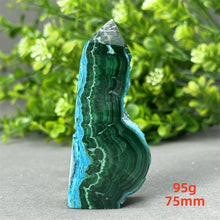 Load image into Gallery viewer, Natural Malachite Free Form Obelisk Raw Mineral Specimen for Healing