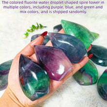 Load image into Gallery viewer, 1PC Natural Rainbow Fluorite Free Form Torch Mineral Specimen Home Decor