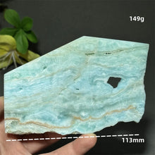 Load image into Gallery viewer, Natural Hemimorphite Mineral Raw Crystal Slice Home Decor