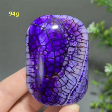 Load image into Gallery viewer, 1PC Natural Dragon Pattern Agate Palm Stone Polished