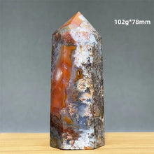 Load image into Gallery viewer, 1PC Natural Aquatic Moss Mineral Quartz Obelisk for Healing