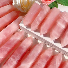 Load image into Gallery viewer, 1PC Natural Rose Quartz Crystal Obelisk for Healing