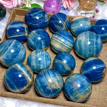 Load image into Gallery viewer, 1PC Stunning Natural Blue Onyx Sphere
