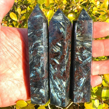 Load image into Gallery viewer, 1PC Large Natural Astrophyllite Obelisk for Healing