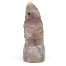 Load image into Gallery viewer, 3" Owl Statue Natural Fluorite Crystal Carving Home Decor