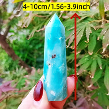 Load image into Gallery viewer, 1PC Natural High Quality Sky Blue Quartz Obelisk for Healing