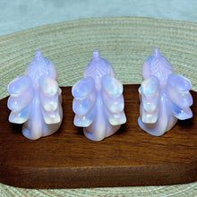 Load image into Gallery viewer, Pink Opalite Unicorn Crystal Carving – Hand-Carved Freeform Gemstone Figurine for Home Decor &amp; Gift