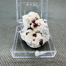 Load image into Gallery viewer, Natural Florescent Hyalite and Garnet Symbiosis Mineral Specimen