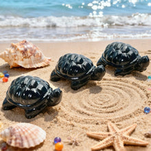 Load image into Gallery viewer, 1PC Obsidian Tortoise Carving