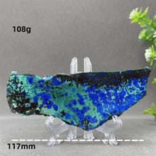 Load image into Gallery viewer, Natural High Quality Blue Copper Ore Slice