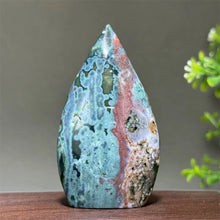 Load image into Gallery viewer, 1PC Natural Marine Jasper Free Form Torch Mineral Specimen Home Decor