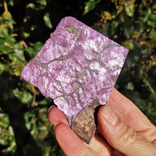Load image into Gallery viewer, 1PC Rare Purpurite Crystal Slice Mineral Specimen Home Decor