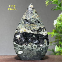 Load image into Gallery viewer, Natural Ocean Jasper Crystal Cluster – Ancient Freeform Mineral Specimen for Collection &amp; Home Decor