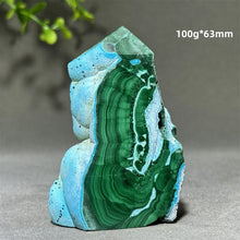 Load image into Gallery viewer, 1PC Natural Chrysocolla Mineral Obelisk Specimen for Healing