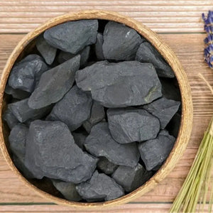 Natural Raw Shungite Stones – Healing Crystals for Protection, Reiki, Chakra – Bulk Gravel for Water Purification