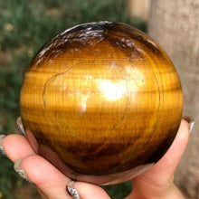 Load image into Gallery viewer, Natural Tigers Eye Polished Sphere Home Decor