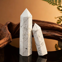 Load image into Gallery viewer, 1PC Natural Howlite Crystal Obelisk for Healing