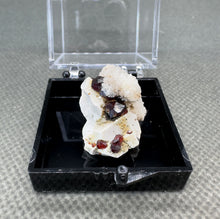 Load image into Gallery viewer, Natural Florescent Hyalite and Garnet Symbiosis Mineral Specimen