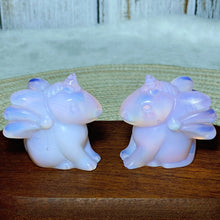Load image into Gallery viewer, Pink Opalite Unicorn Crystal Carving – Hand-Carved Freeform Gemstone Figurine for Home Decor &amp; Gift