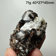 Load image into Gallery viewer, Natural Inner Mongolia Garnet Crystal Specimen – Raw Mineral Stone for Collection &amp; Home Decor