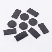 Load image into Gallery viewer, 5PCS Natural Shungite EMF Protection Stickers – Raw Crystal Phone Shields for Mobile Devices