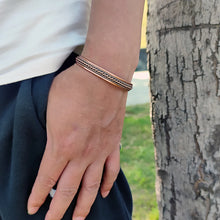 Load image into Gallery viewer, Copper Bracelet Unisex Magnetic Twisted 8.4mm Adjustable