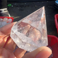 Load image into Gallery viewer, High Quality Natural Clear Quartz Crystal Hexagonal Point