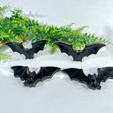 Load image into Gallery viewer, 1PC Natural Black Obsidian Bat Carving