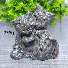 Load image into Gallery viewer, 1PC Yooperlite Cat Natural Crystal Carving