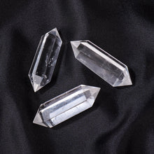Load image into Gallery viewer, 1PC Natural Clear Quartz Double Point Healing Crystal