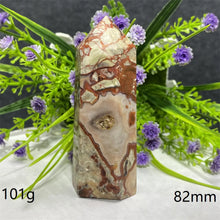 Load image into Gallery viewer, 1PC Natural Money Agate Obelisk for Healing