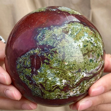 Load image into Gallery viewer, Natural Dragon Bloodstone Energy Sphere