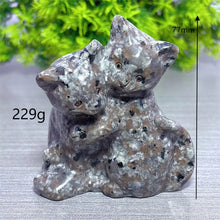 Load image into Gallery viewer, 1PC Yooperlite Cat Natural Crystal Carving