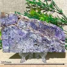 Load image into Gallery viewer, Druzy Sphalerite Crystal Slab Display – Natural Mineral Specimen Slice with Stand for Collection &amp; Home Decor