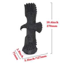 Load image into Gallery viewer, 10.6" Eagle Natural Black Obsidian Crystal Carving Home Decor