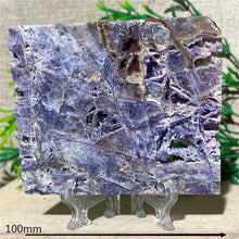 Load image into Gallery viewer, Druzy Sphalerite Crystal Slab Display – Natural Mineral Specimen Slice with Stand for Collection &amp; Home Decor