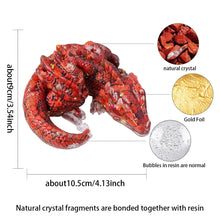Load image into Gallery viewer, 1PC Natural Crystal Dragon Figurine Sculpture for Home Office Decoration