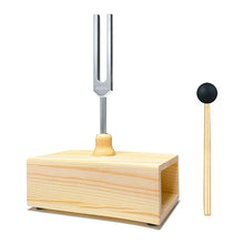 Load image into Gallery viewer, 432 Hz Tuning Fork with Resonance Box for Sound Healing